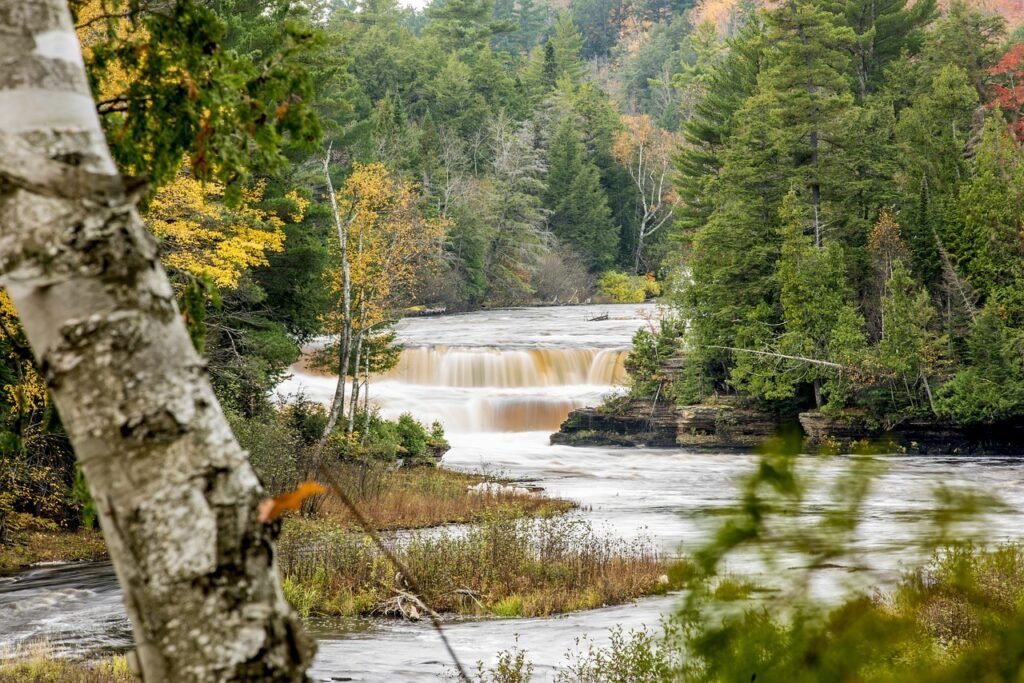 Image of a river and waterfalls